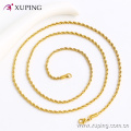 42884 Xuping Jóias 2016 mulheres colar, 24 k colar de corrente longa de ouro
